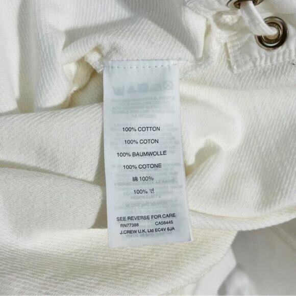 J.Crew ecru cotton sweater • women’s size S • 100% breathable cotton knit • - Picture 7 of 9